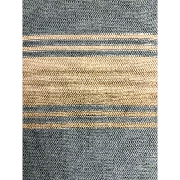 Men’s NWT Marine Layer Elias Polo Sweater Topaz Neutral Stripe Size Large - Picture 6 of 6